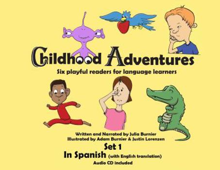 Spiral-bound Childhood Adventures, six playful readers for language learners Set 1 Book