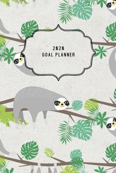 Paperback 2020 Goal Planner: 2020 Dated Goal Planner Focus Weekly Monthly Book