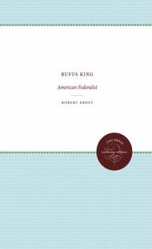 Paperback Rufus King: American Federalist Book