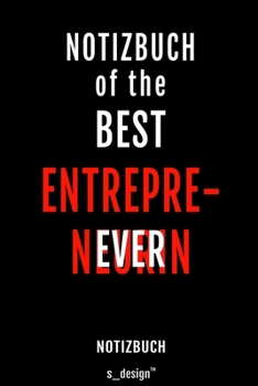 Paperback Notizbuch f?r Entrepreneur / Entrepreneurin: Originelle Geschenk-Idee [120 Seiten kariertes blanko Papier] [German] Book