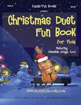 Paperback Christmas Duet Fun Book for Viola Book