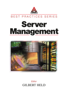 Hardcover Server Management Book