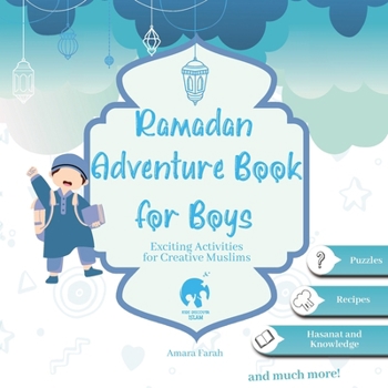 Paperback Ramadan Adventure Book for Boys: Activities for Creative Muslims Islamic Children's Book