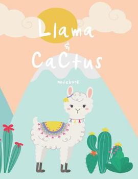 Paperback Llama & Cactus Notebook Book