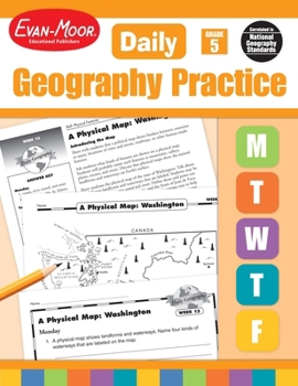 Paperback Daily Geography Practice Grade 5: EMC 3714 Book