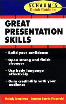 Paperback Schaum's Quick Guide to Great Presentations Book