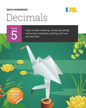 Paperback IXL Math Workbook: Grade 5 Decimals Book