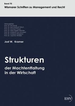 Paperback Strukturen Der Machtentfaltung in Der Wirtschaft [German] Book