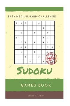 Paperback Sudoku Games Book: Easy, Medium, Hard Handheld Puzzle, Large Print, 1 Game per Page, All Age, Adults Book