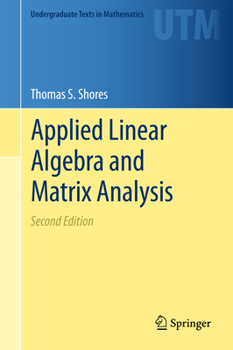 Hardcover Applied Linear Algebra and Matrix Analysis Book