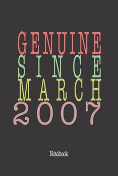 Genuine Since March 2007: Notebook