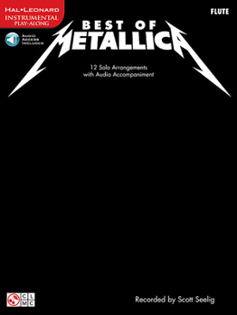 Hardcover Best of Metallica - Instrument Solos Book/Online Audio Book