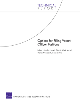 Paperback Options for Filling Vacant Officer Positions Book