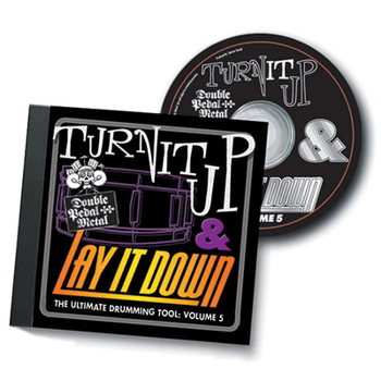Audio CD Turn It Up & Lay It Down, Vol. 5 - Double Pedal Metal: Play-Along CD for Drummers Book