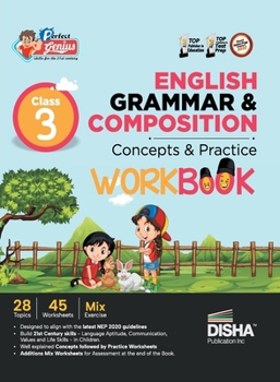 Paperback Perfect Genius Class 3 English Grammar & Composition Concepts & Practice Workbook Follows NEP 2020 Guidelines Book