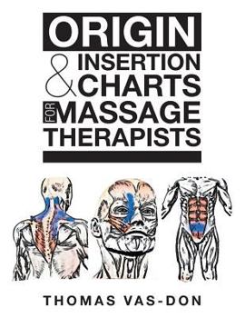 Paperback Origin & Insertion Charts for Massage Therapists Book