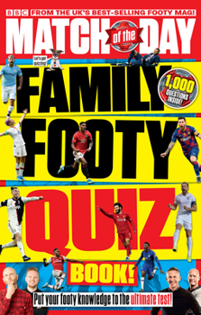 Paperback Match of the Day Family Footy Quiz Book