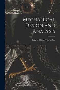 Paperback Mechanical Design and Analysis Book