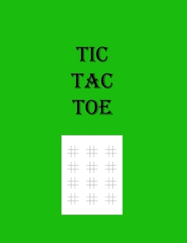 Paperback Tic Tac Toe: Simple and fun game known as Noughts and Crosses in the UK. Ideal gift for family and friends. Great car travel game. Book