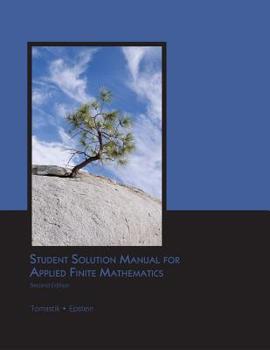 Paperback Student Solution Manual for Applied Finite Mathematics Book