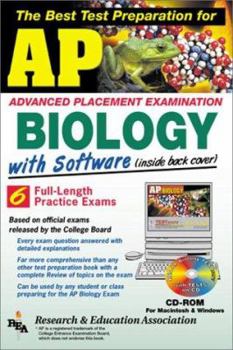 Paperback The Best Test Preparation for the Advanced Placement Examination, Biology [With CDROM] Book
