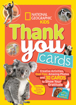 Paperback National Geographic Kids Thank You Cards Book