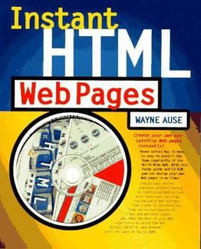 Paperback Instant HTML Web Pages with CD-ROM Book