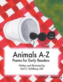 Paperback Animals A-Z: Poems for Early Readers Book