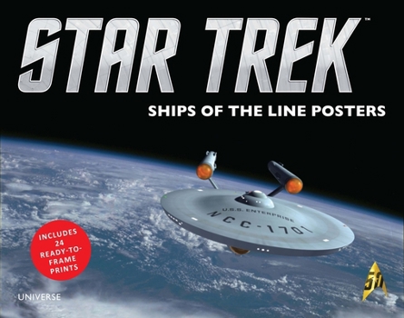 Paperback Star Trek: Ships of the Line Posters Book