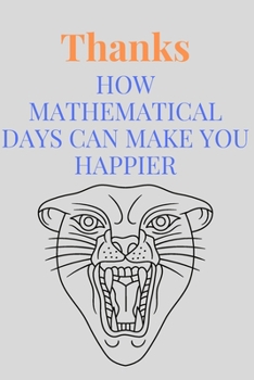 Paperback Thanks: How mathematical days can make you happier Book