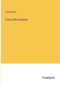 Paperback Critical Miscellanies Book