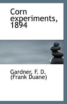 Corn Experiments 1894