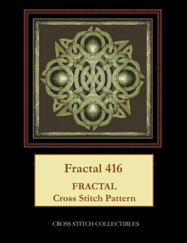 Paperback Fractal 416: Fractal cross stitch pattern Book