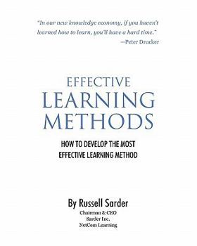 Paperback Effective Learning Methods: How to develop the most effective learning method Book