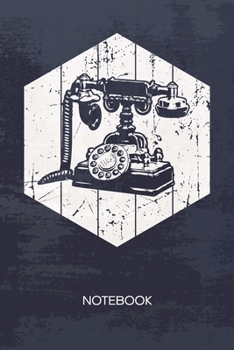 BULLET DOTTED JOURNAL: Retro Lover Notebook Dotted Grid a5 6x9 120 Pages - Nostalgia Phone Planner Retro Phone Diary Retro Object - Vintage Lover 90s Kids Gift Idea for Men and Women