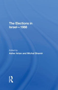 Hardcover The Elections in Israel--1988 Book