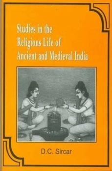 Hardcover Studies in the Religious Life of Ancient and Medieval India Book