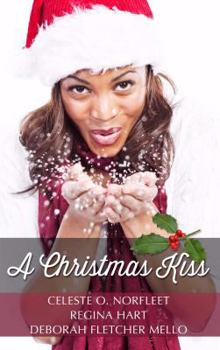 Hardcover A Christmas Kiss [Large Print] Book