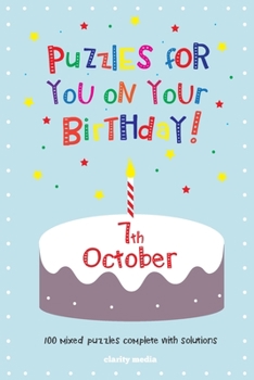 Paperback Puzzles for you on your Birthday - 7th October Book