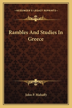 Paperback Rambles And Studies In Greece Book