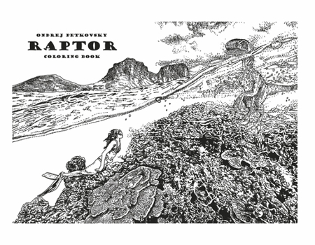 Paperback Raptor: Coloring Book
