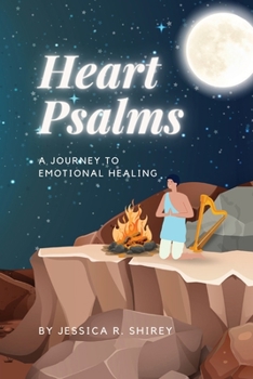 Paperback Heart Psalms: A Journey to Emotional Healing [Large Print] Book