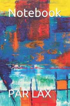 Notebook: Colorful Abstract Painting Composition Notebook - Large 6 x 9 - Blush Notes 120 Pages