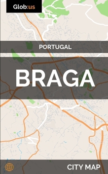 Paperback Braga, Portugal - City Map Book