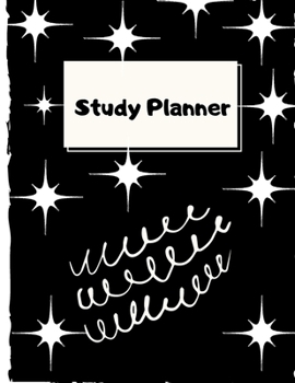 Paperback Study Planner: Study workbook\Notebook\Planner \Daily for teens, students and more Star Cover Book