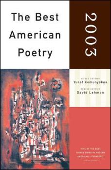 Paperback The Best American Poetry 2003: Series Editor David Lehman Book