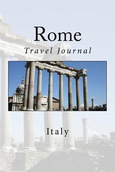 Paperback Rome: Italy Travel Journal Book