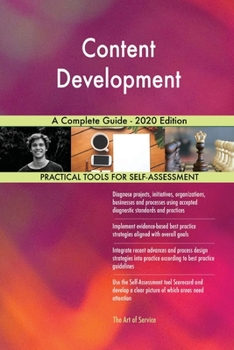 Paperback Content Development A Complete Guide - 2020 Edition Book