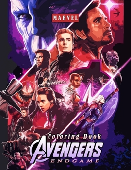Paperback Marvel Coloring Book: Endgame Edition Book
