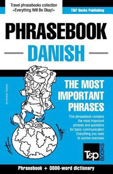 Paperback English-Danish phrasebook and 3000-word topical vocabulary Book